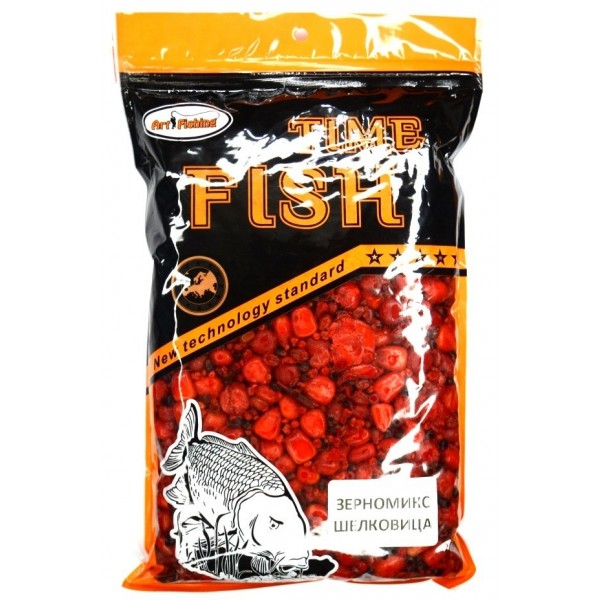Зерномикс для рыбы, Art Fishing, 500г, вкус Шелковица